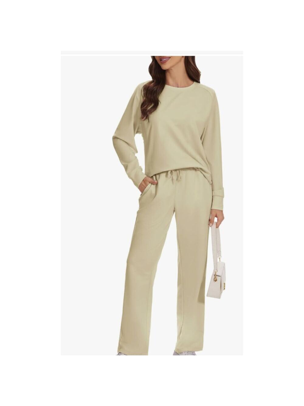 2 Piece Lounge Sets SIZE XS Beige
